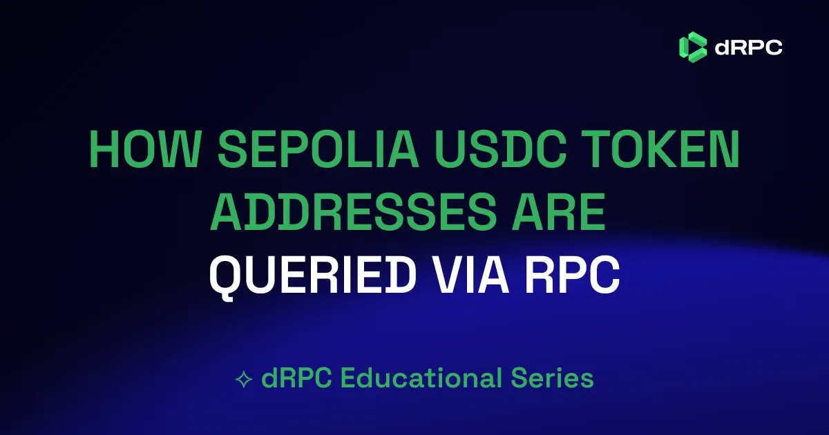 How Sepolia USDC Token Addresses Are Queried via RPC