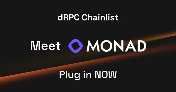 Monad Mainnet RPC Endpoints Now Available via dRPC NodeCloud