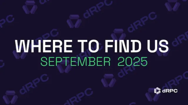 Meet dRPC Around the World — Hackathons & Conferences in September 2025