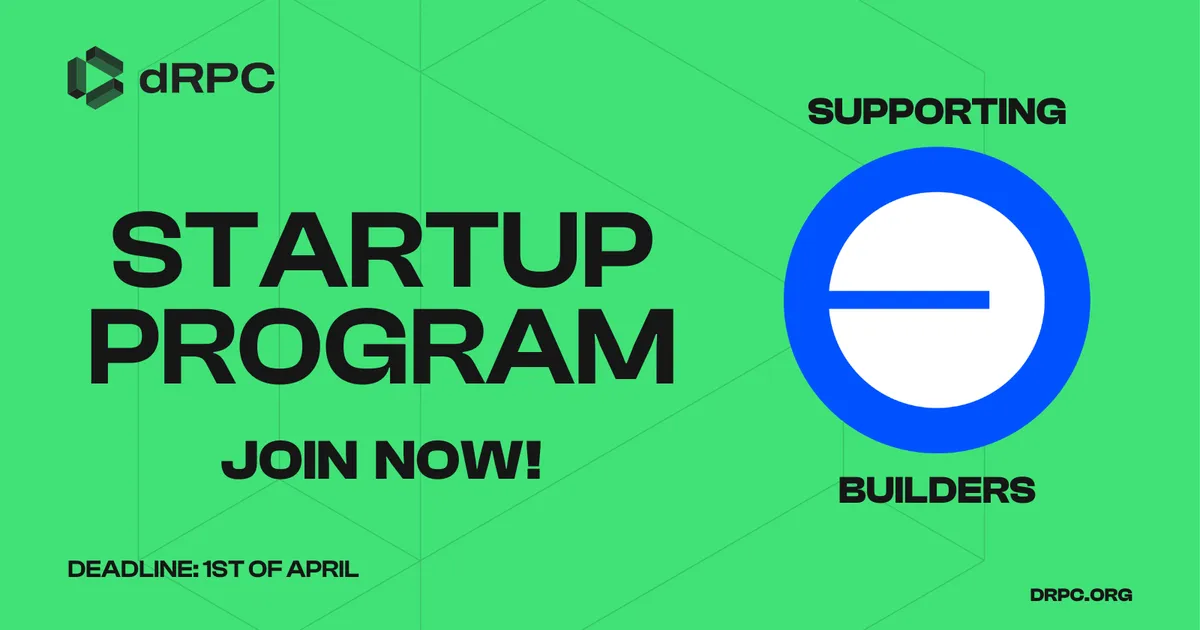 dRPC Startup Program: Supporting Base Devs