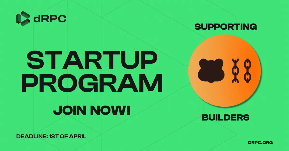 dRPC Startup Program: Supporting Berachain Devs