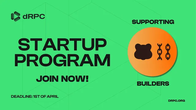 dRPC Startup Program: Supporting Berachain Devs
