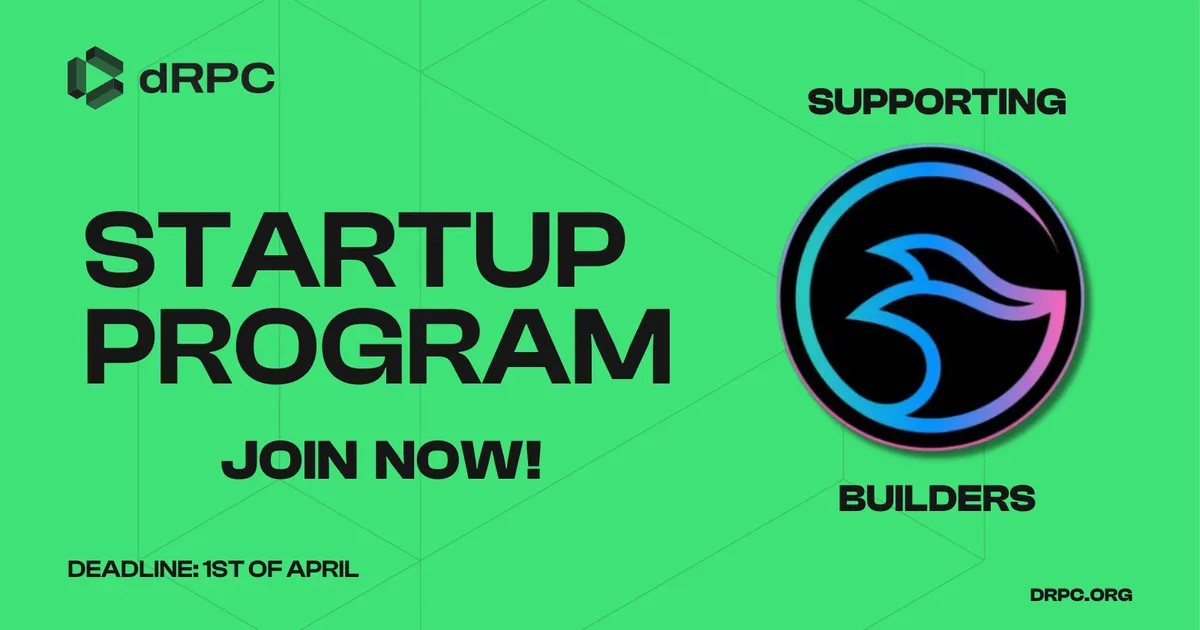 dRPC Startup Program: Supporting Manta Devs