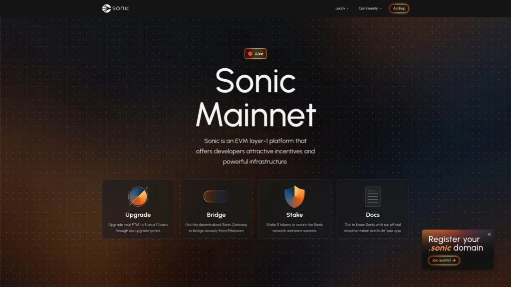 Sonic Labs Website