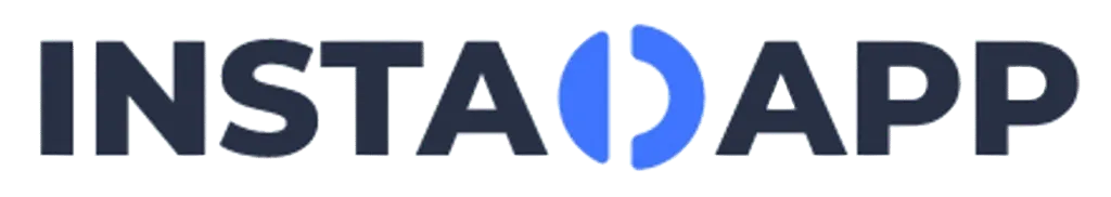 Instadapp logo text transparent