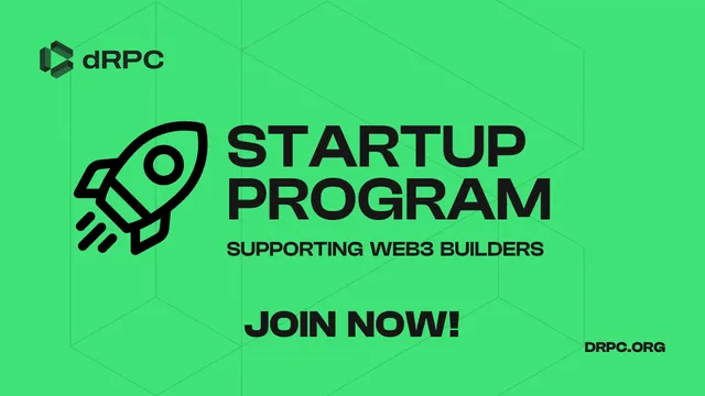 dRPC Startup Program: Supporting Builders Today